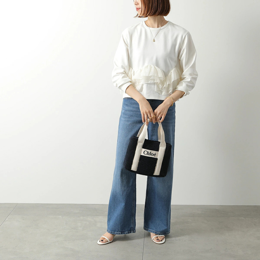 Chloe Shoulder Bag Tote Handbag NAVY